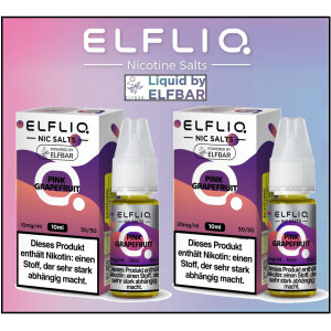 ELFLIQ Nikotinsalz Liquid Pink Grapefruit 10 ml 20 mg/ ml