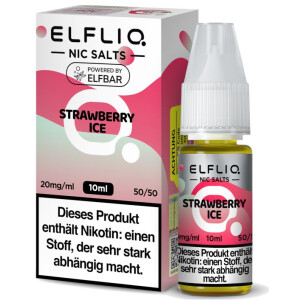 ELFLIQ Nikotinsalz Liquid Strawberry Ice 10 ml 10 mg/ml