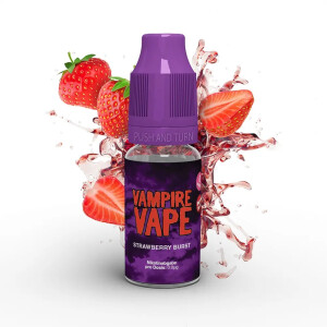 Vampire Vape Liquid Strawberry Burst 10 ml 0 mg/ml