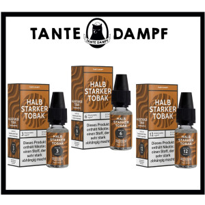 Tante Dampf Liquid Halbstarker Tobak 10 ml 3 mg/ml