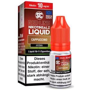 SC - Red Line - Cappuccino - Nikotinsalz Liquid 10 ml 10...