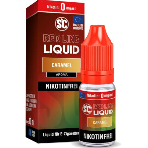 SC - Red Line - Caramel - Nikotinsalz Liquid 10 ml 0 mg/ml