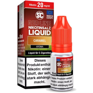 SC - Red Line - Caramel - Nikotinsalz Liquid 10 ml 20 mg/ml