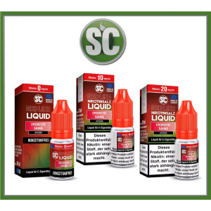 SC - Red Line - Erdbeere Sahne - Nikotinsalz Liquid 10 ml