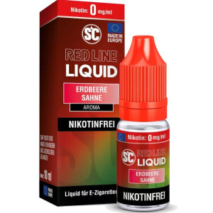 SC - Red Line - Erdbeere Sahne - Nikotinsalz Liquid 10 ml...