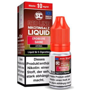 SC - Red Line - Erdbeere Sahne - Nikotinsalz Liquid 10 ml...