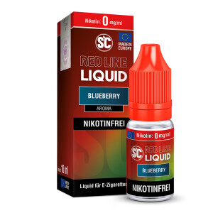 SC - Red Line - Blueberry - Nikotinsalz Liquid 10 ml 0 mg/ml