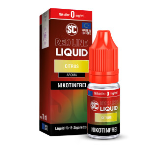 SC - Red Line - Citrus - Nikotinsalz Liquid 10 ml 0 mg/ml