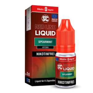 SC - Red Line - Spearmint - Nikotinsalz Liquid 10 ml 0 mg/ml