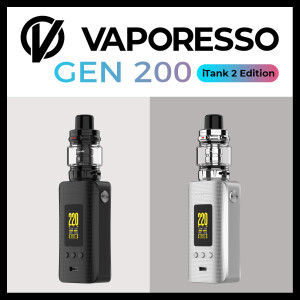 Vaporesso GEN 200 E-Zigaretten Set (iTank 2 Version) silber