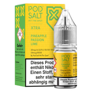 Pod Salt XTRA Nikotinsalz Liquid Pineapple Passion Lime...
