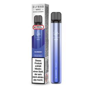 Elf Bar 600 V2 Einweg E-Zigarette Blueberry 20 mg/ml