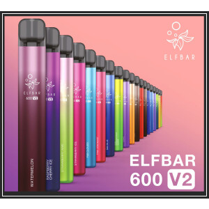 Elf Bar 600 V2 Einweg E-Zigarette Strawberry Raspberry...
