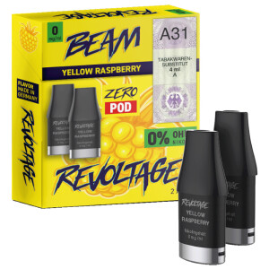 Revoltage Beam Prefilled Pod Yellow Raspberry 0 mg/ml (2...