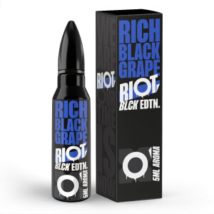 Riot Squad Black Edition Longfill Aroma Rich Black Grape...