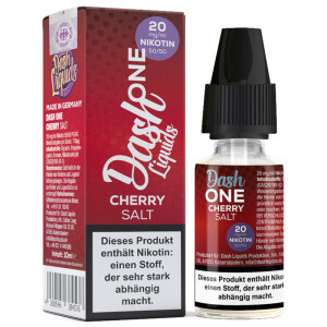 Dash Liquids One Nikotinsalz Liquid 10 ml Cherry 10 ml 20...
