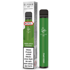 Elf Bar 600 Einweg E-Zigarette Green Apple 20 mg/ml