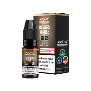 Avoria Nikotinsalz Liquid Erdnuss-Vanille 10 ml 10 mg/ml