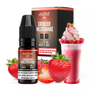 Avoria Liquid Erdbeer-Milchshake 10 ml 0 mg/ml