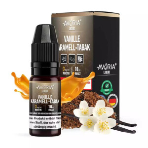 Avoria Liquid Vanille-Karamell-Tabak 10 ml 3 mg/ml