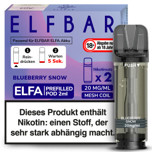 Elf Bar Elfa Prefilled Pod Blueberry Snow (2 Stück...