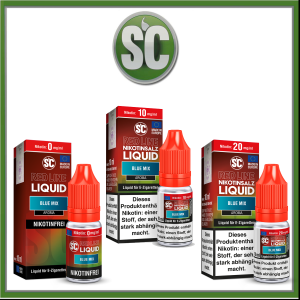 SC - Red Line - Blue Mix - Nikotinsalz Liquid 10 ml 10 mg/ml