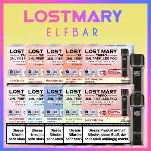 Lost Mary Tappo Pod Peach Ice (2 Stück pro Packung)