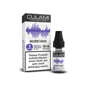 Culami Liquids Milder Tabak 10 ml 3 mg/ml