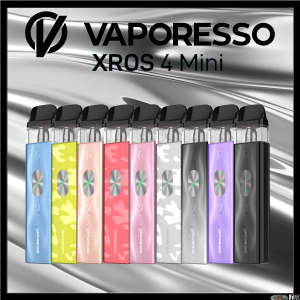 Vaporesso XROS 4 Mini E-Zigaretten Set schwarz
